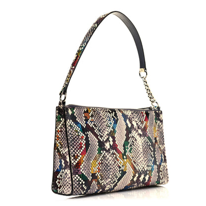 Jimmy Choo Elaphe Snakeskin Callie Mini Hobo Multicolor 3 of 11