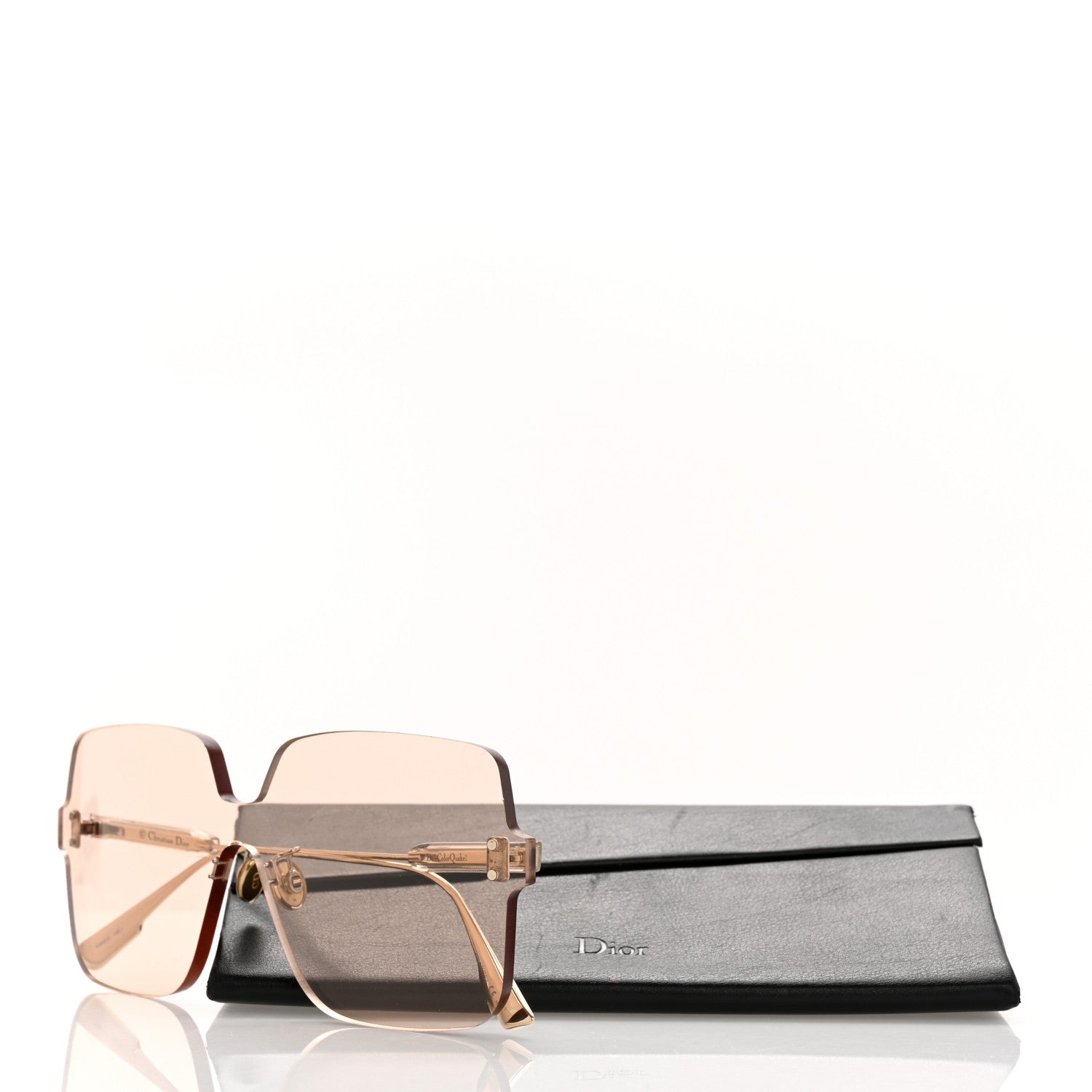 Christian Dior Acetate Color Quake 1 Sunglasses Gold 10 of 10