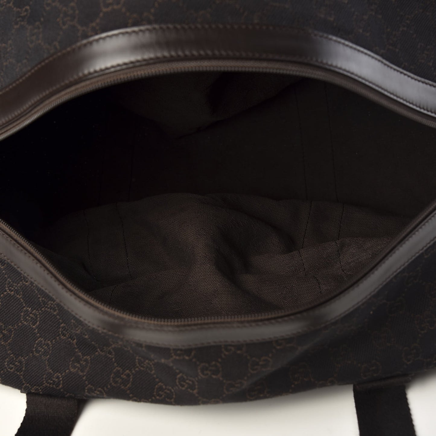 Denim Monogram Large Collapsible Carry On Duffle Bag Brown
