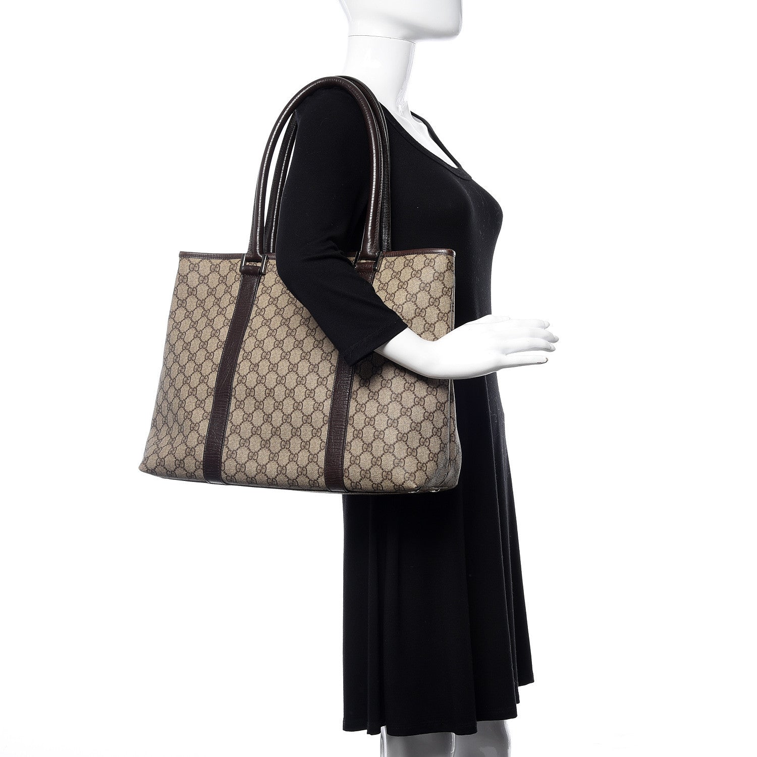 Gucci GG Plus Monogram Medium Joy Tote Brown 2 of 10