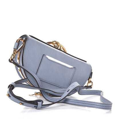 Chloe Calfskin Small Nile Bracelet Minaudiere Bag Washed Blue 3 of 6