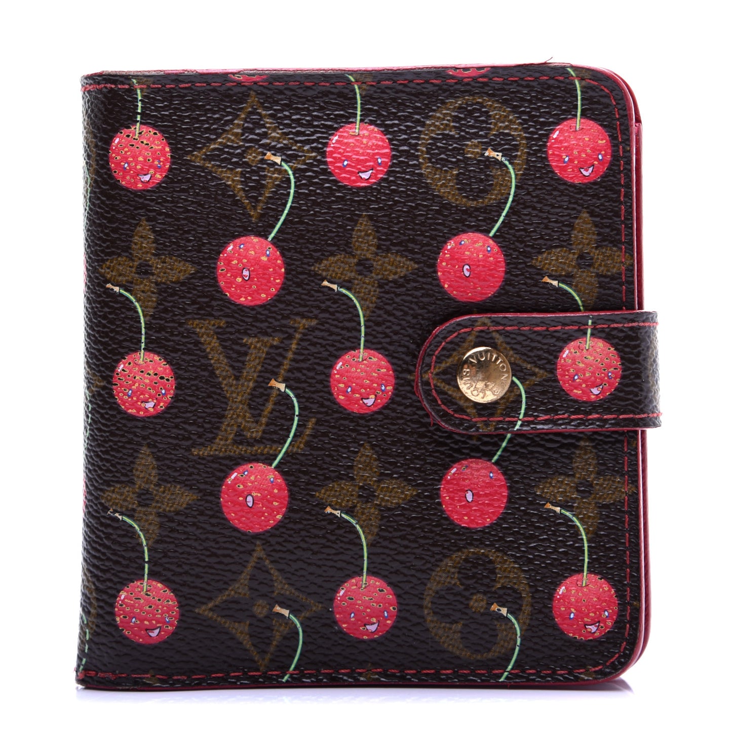 Monogram Cerises Compact Zippe Wallet