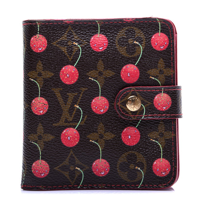 Louis Vuitton Monogram Cerises Compact Zippe Wallet 1 of 10