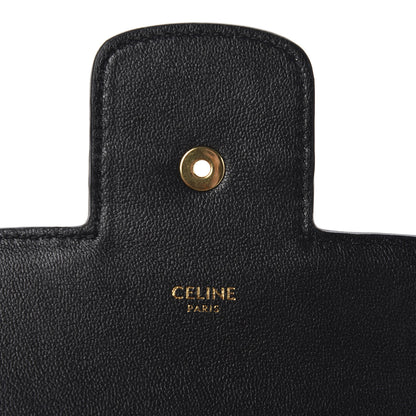 Celine Snakeskin Medium Chain Maillon Triomphe Black 7 of 9
