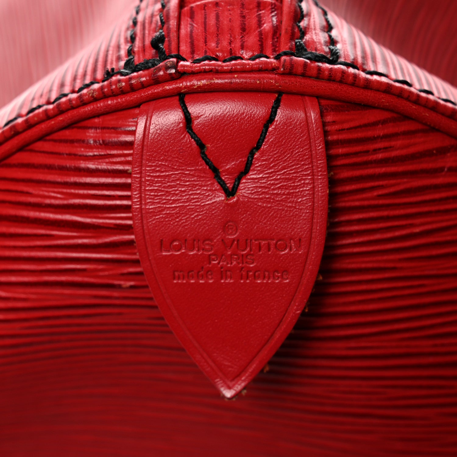 Louis Vuitton Epi Keepall 60 Castillan Red 7 of 13