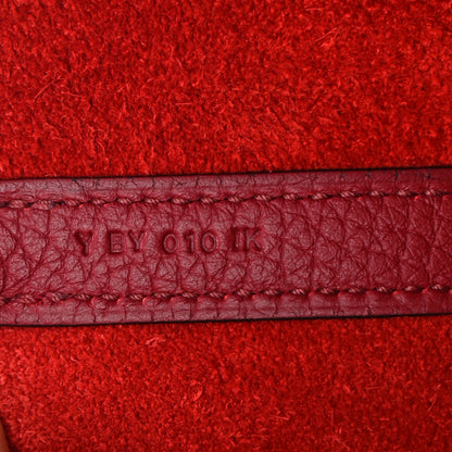 Hermes Taurillon Clemence Matte Alligator Picotin Lock Touch 22 MM Rouge Grenat 7 of 9