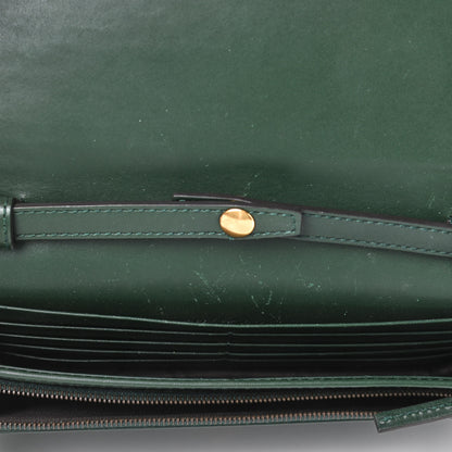 Gucci Calfskin Lady Web Convertible Wallet Green 4 of 4