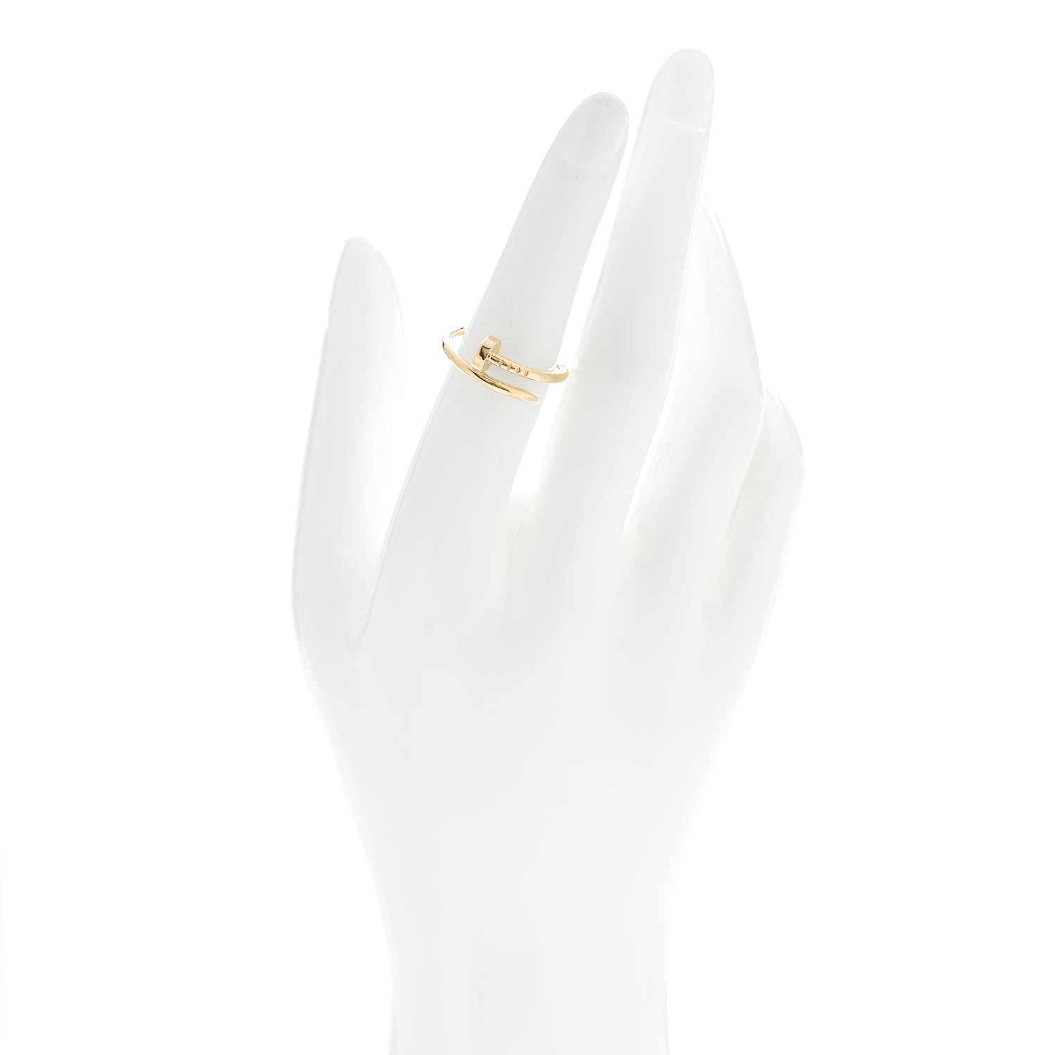 Cartier 18K Yellow Gold Small Juste Un Clou Ring 52 6 2 of 5