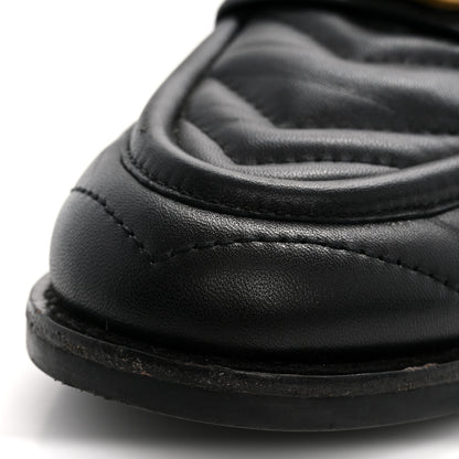 Gucci Nappa Matelasse Double G Marmont Loafers 37 Black 16 of 19