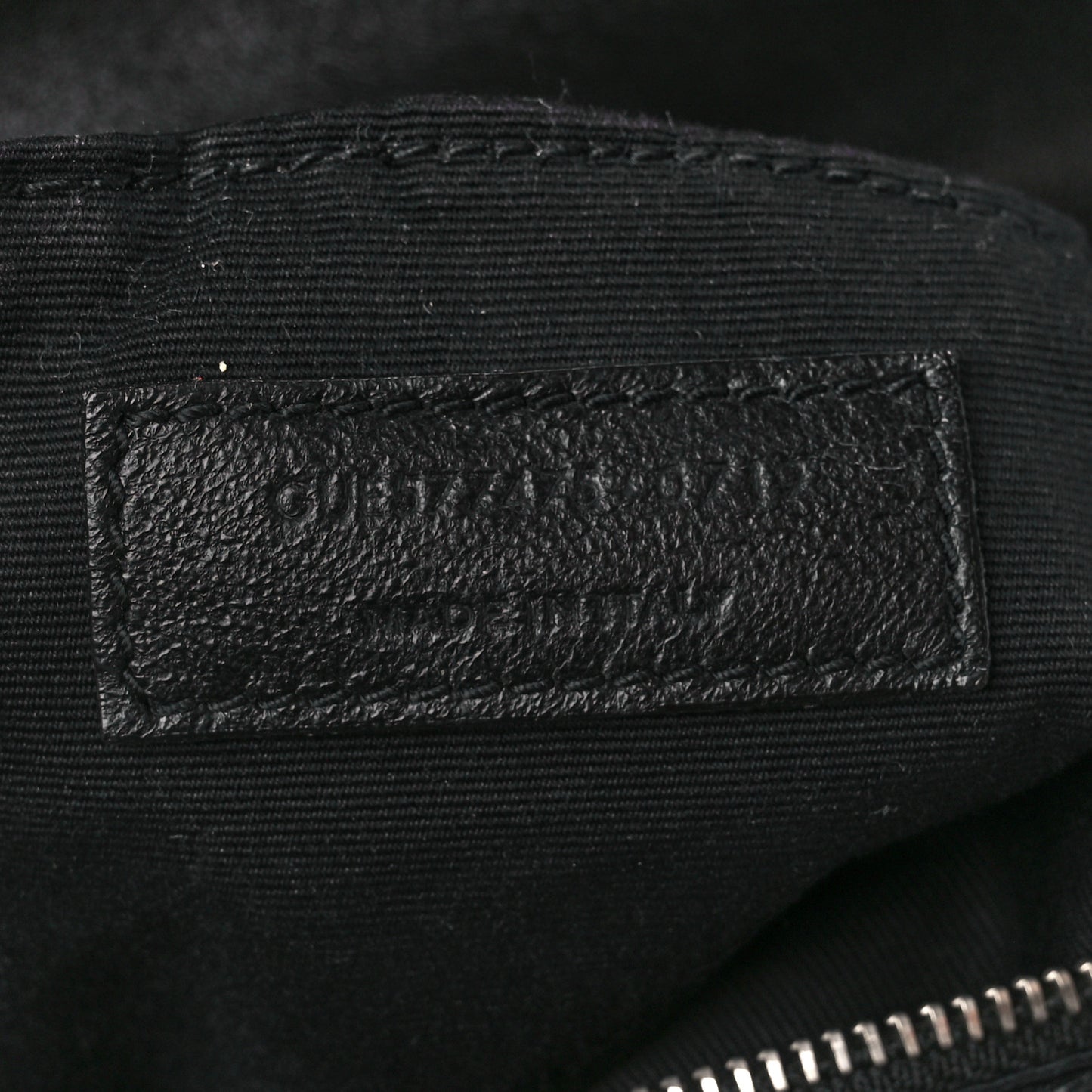 Lambskin Quilted Medium Loulou Puffer Monogram Chain Satchel Black