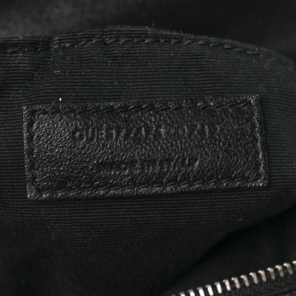 Saint Laurent Lambskin Quilted Medium Loulou Puffer Monogram Chain Satchel Black 8 of 12
