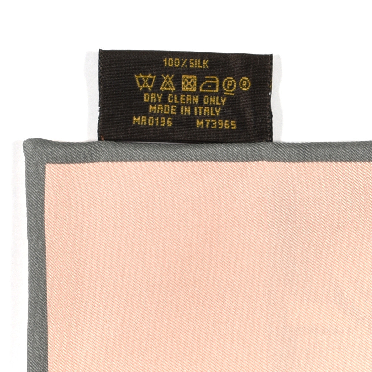 Silk Monogram Trunks Bandeau Rose Poudre