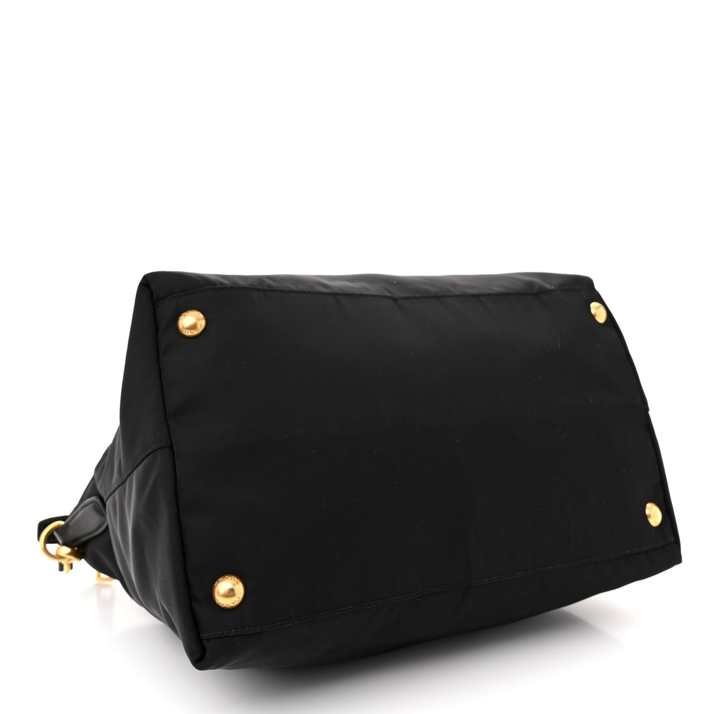 Tessuto Nylon Saffiano Tote Black