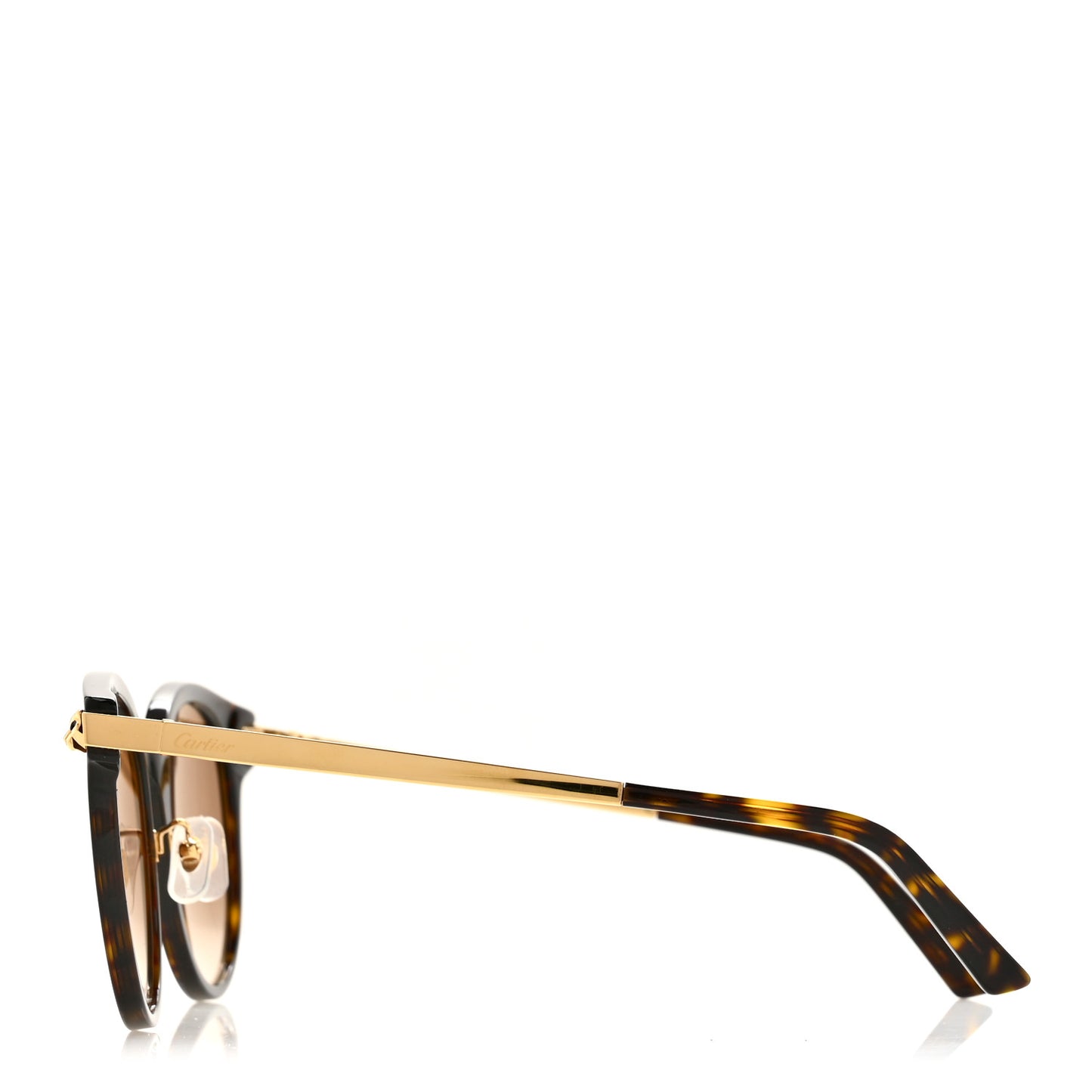 Acetate Panthere De Cartier Sunglasses CT0245SK Tortoise Gold
