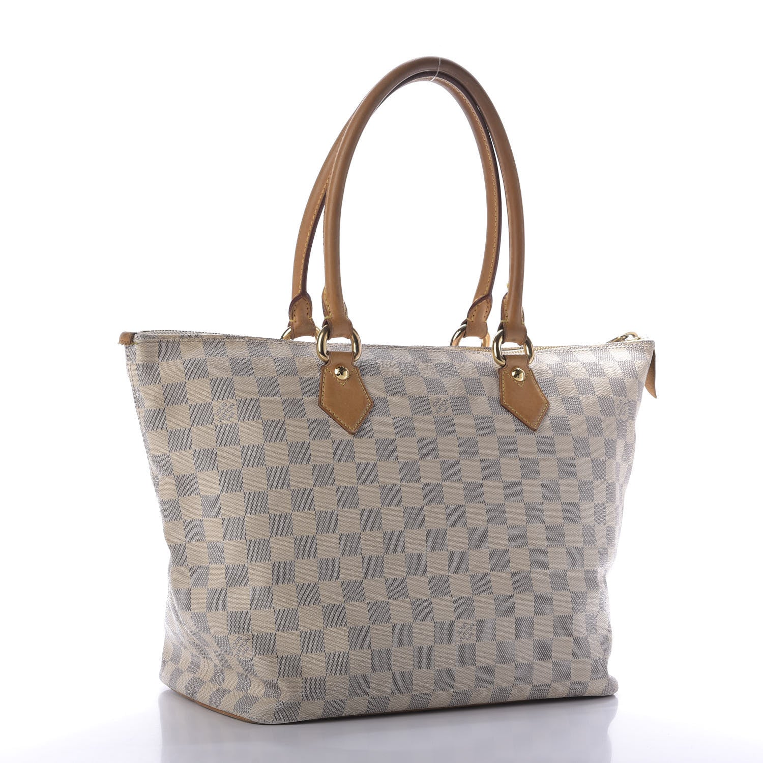 Louis Vuitton Damier Azur Saleya MM 3 of 8