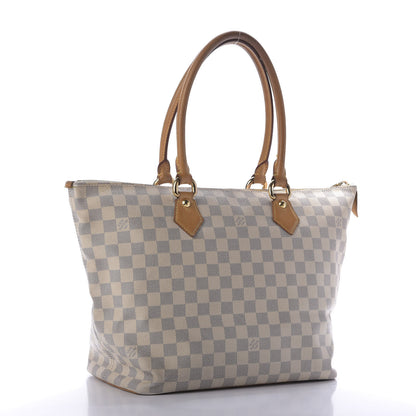 Louis Vuitton Damier Azur Saleya MM 3 of 8