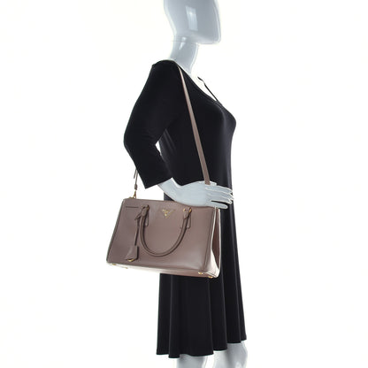 Prada Saffiano Small Galleria Double Zip Tote Cammeo 3 of 9