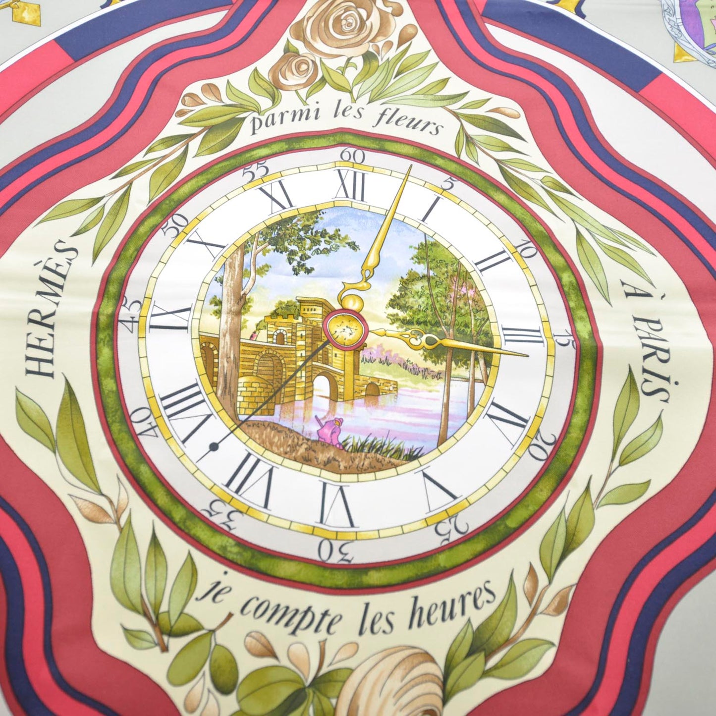 Silk La Rond des Heures Scarf 90