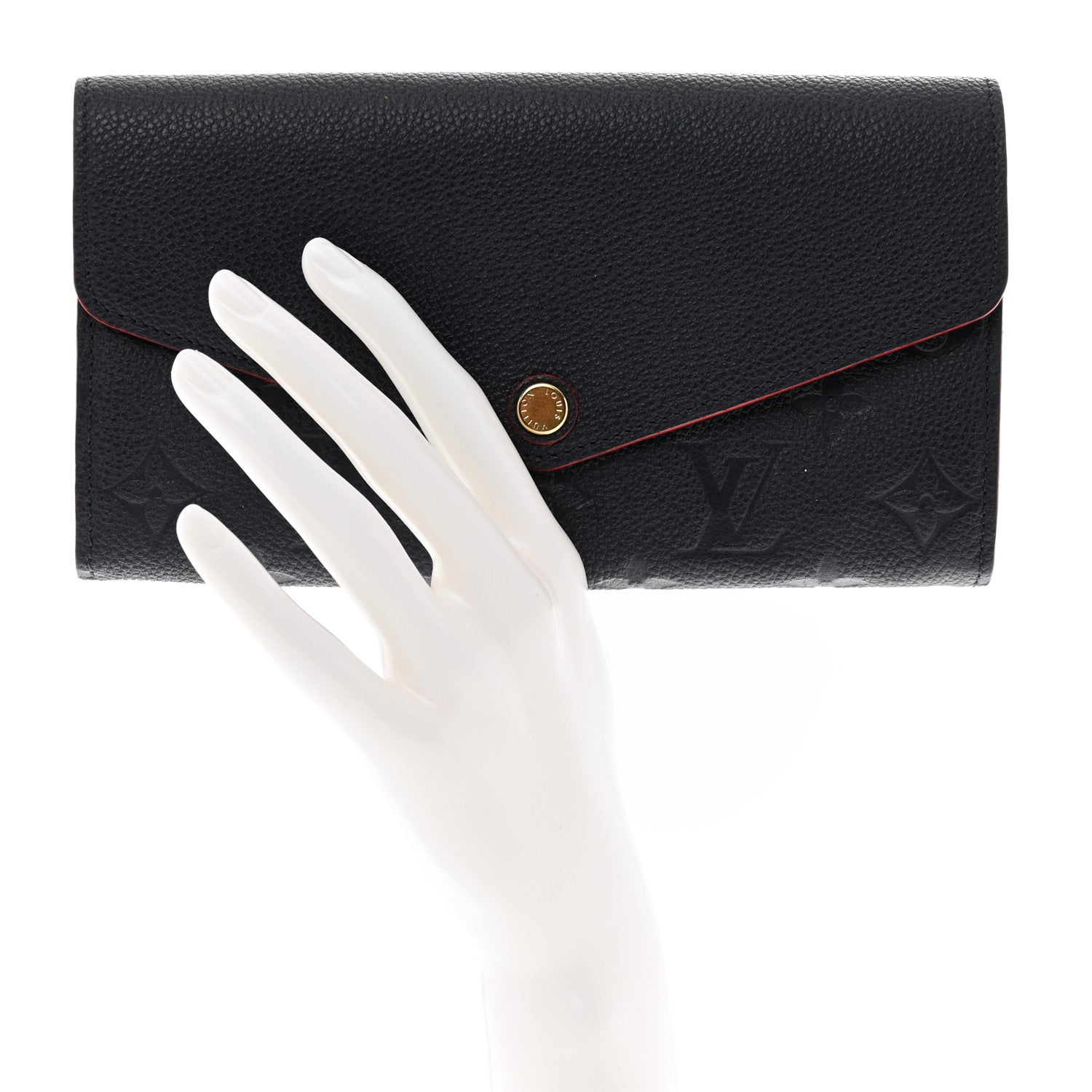 Louis Vuitton Empreinte Sarah Wallet NM Marine Rouge 2 of 7