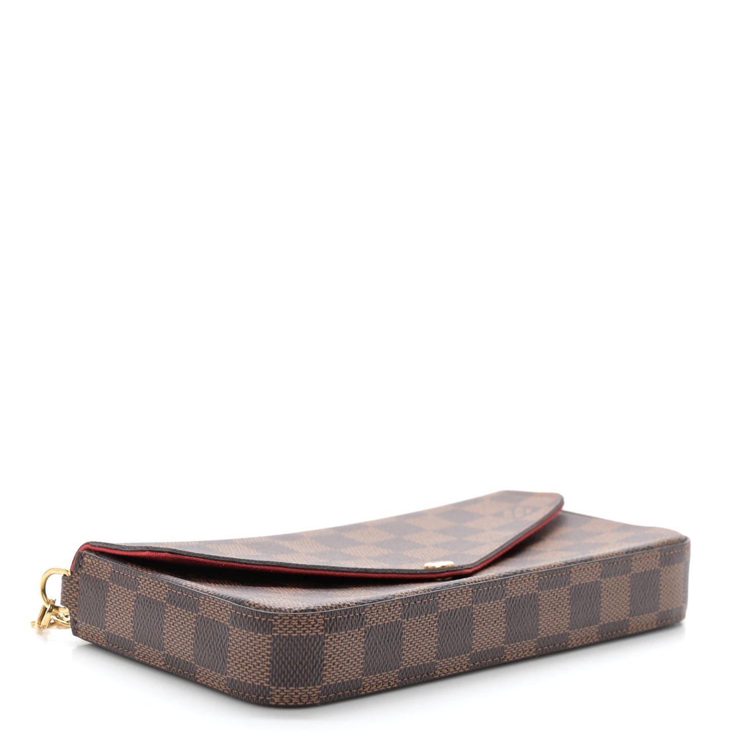 Damier Ebene Pochette Felicie Chain Wallet