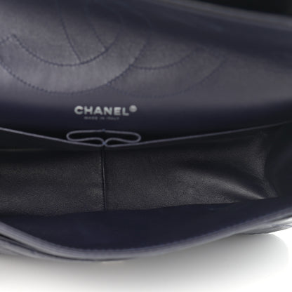 Chanel Aged Calfskin Quilted 2.55 Reissue 227 Flap Navy Blue 5 of 12