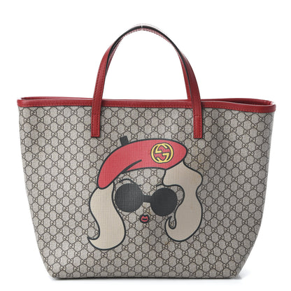 Gucci GG Supreme Monogram Kid's Doll Print Tote 1 of 10