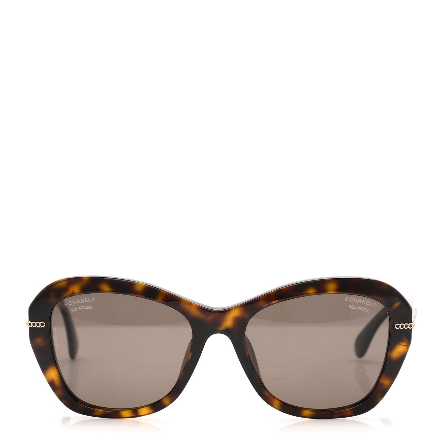 Acetate Polarized CC Butterfly Sunglasses 5510-A Dark Tortoise