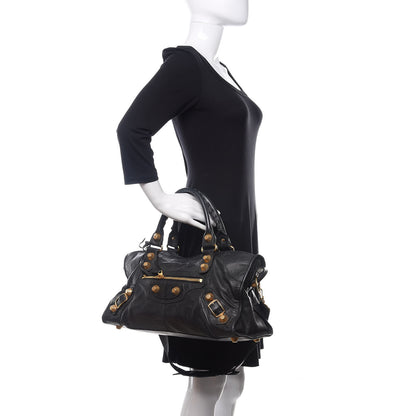 Balenciaga Agneau Giant 21 Gold Hardware Part Time Black 3 of 16