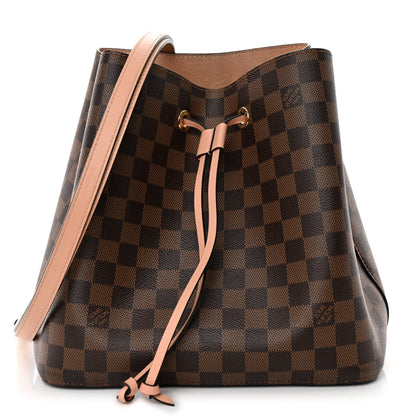 Louis Vuitton Damier Ebene Neonoe MM Venus Pink 1 of 11