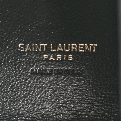 Saint Laurent Patent Pyramid Clutch Black 7 of 11