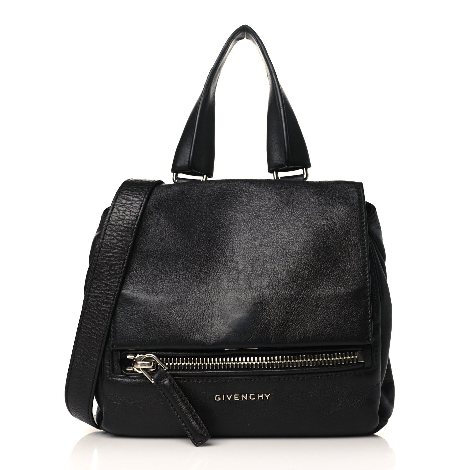 Givenchy Calfskin Mini Pandora Pure Flap Bag Black 1 of 10
