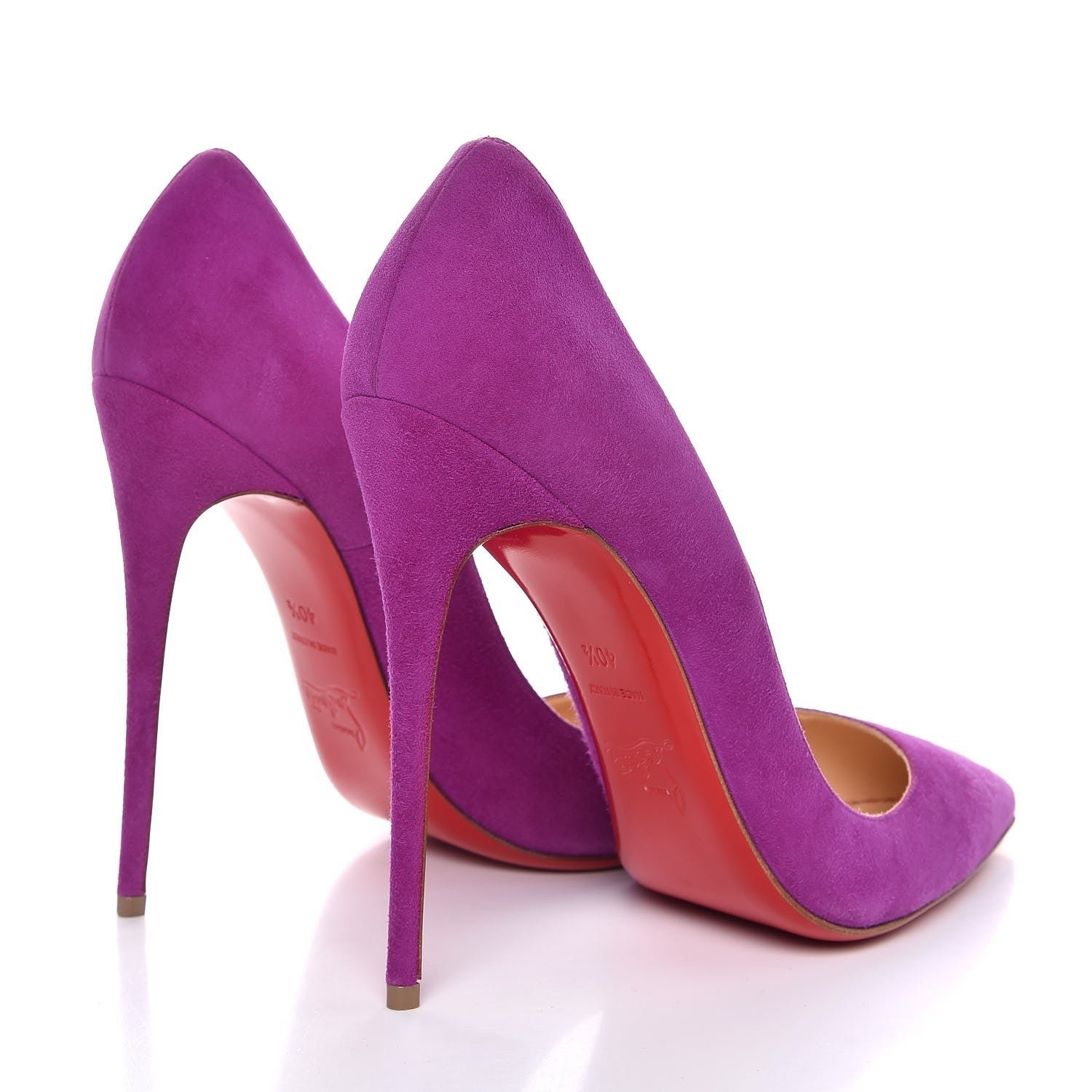 Christian Louboutin Suede So Kate 120 Pumps 40.5 Orchidee 4 of 7