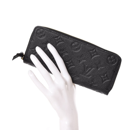 Louis Vuitton Empreinte Clemence Wallet Black 2 of 11