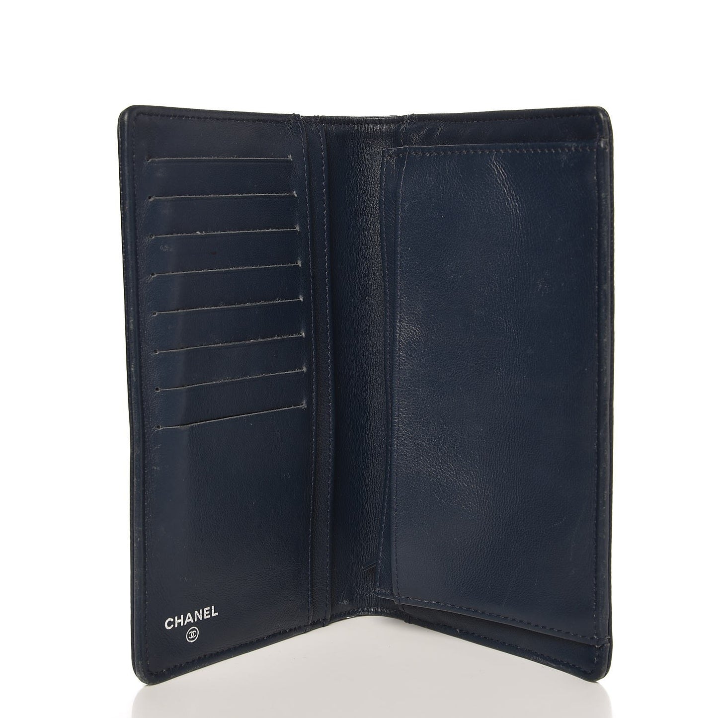 Caviar Timeless CC Yen Wallet Navy