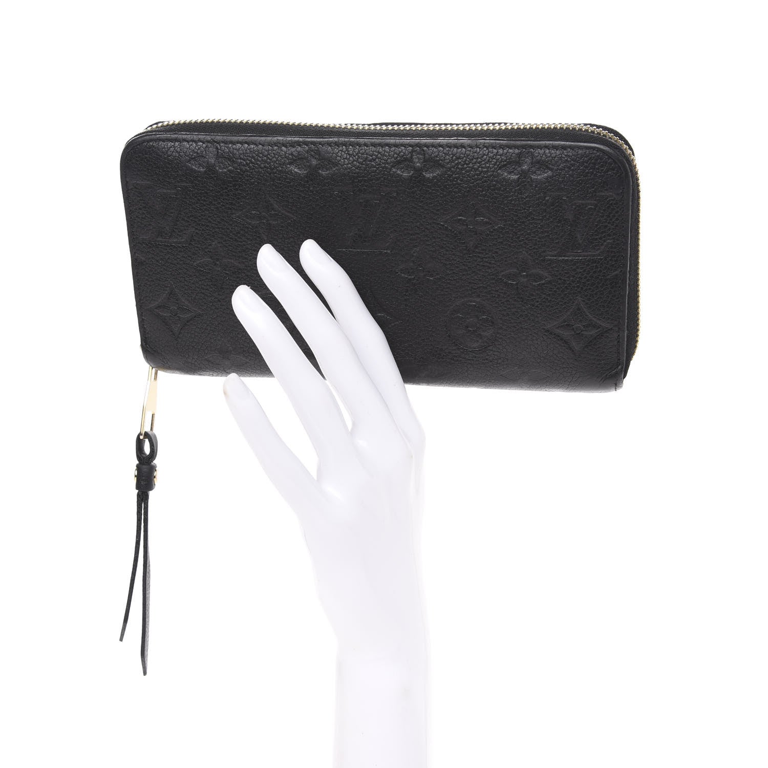 Louis Vuitton Empreinte Zippy Wallet Black 2 of 9