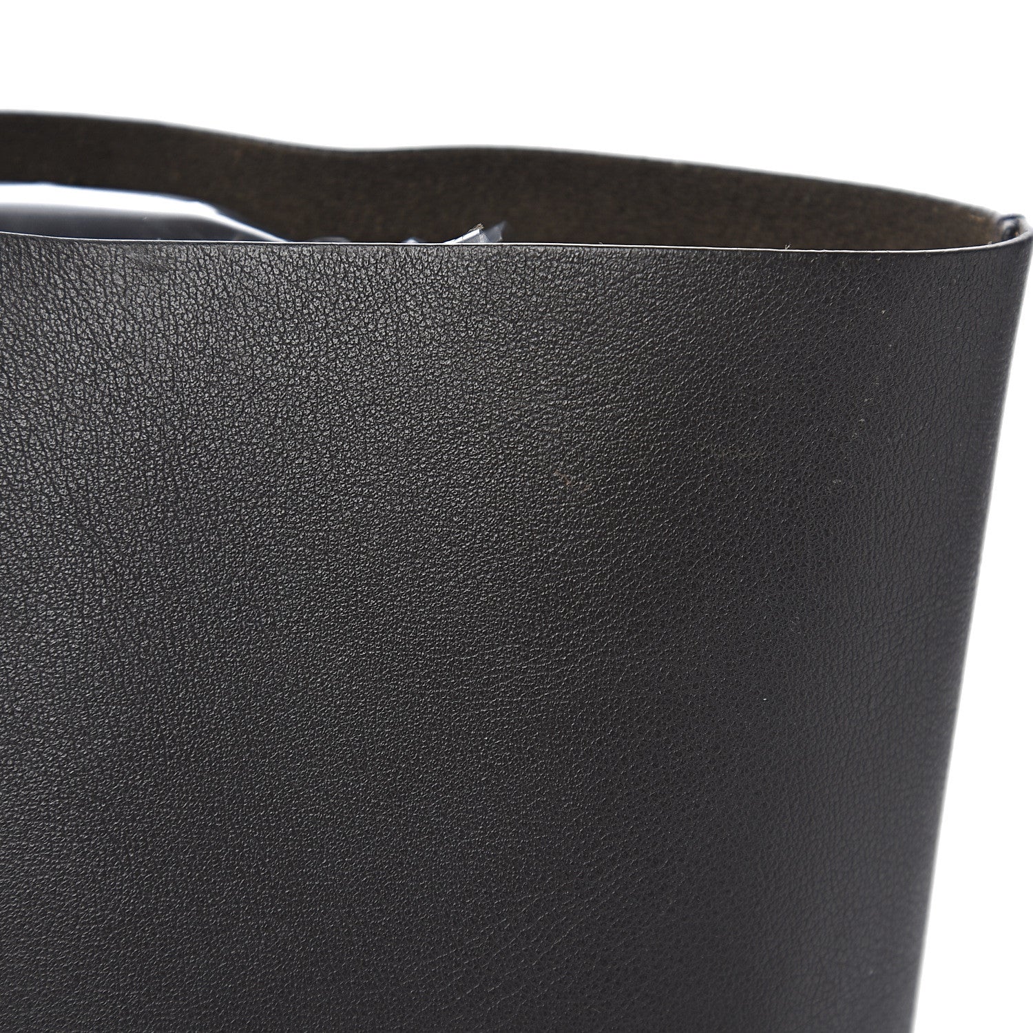Saint Laurent Calfskin Large Shopping Tote Dark Grey 10 of 18