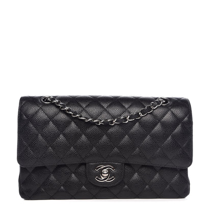 Chanel Caviar Quilted Medium Double Flap Black 1 of 7