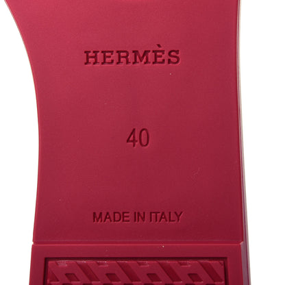 Hermes Rubber Aloha Sandals 40 Rose Baie 8 of 11