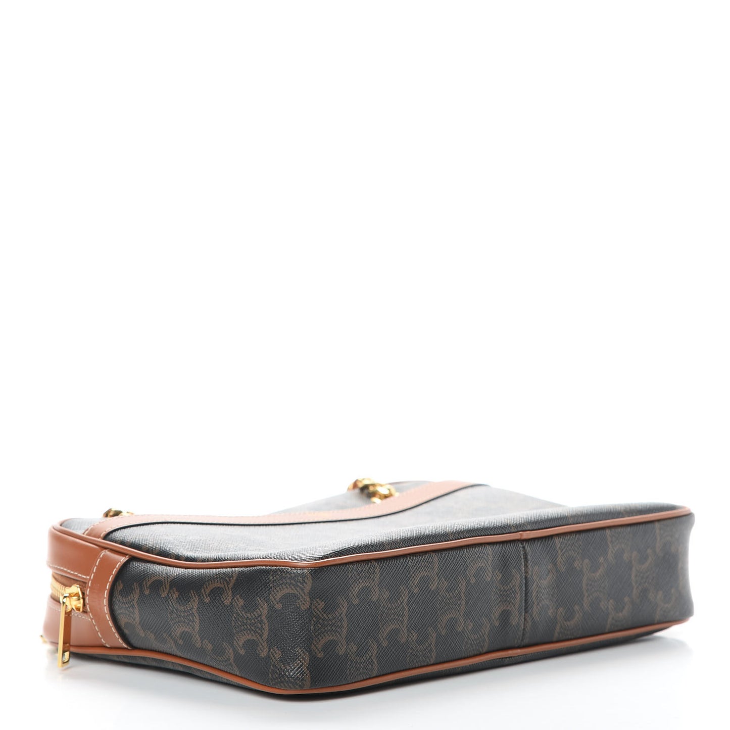 Triomphe Canvas Calfskin Medium Patapans Tan