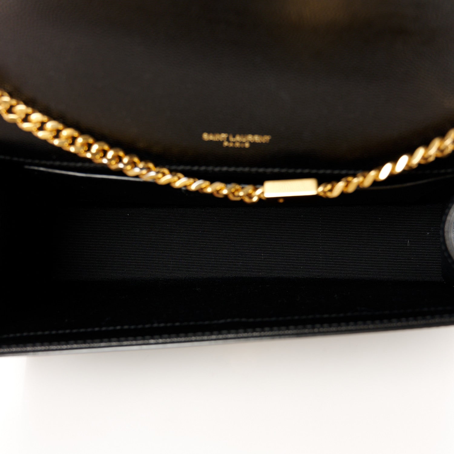 Saint Laurent Grain De Poudre Medium Classic Monogram Kate Satchel Black 5 of 11