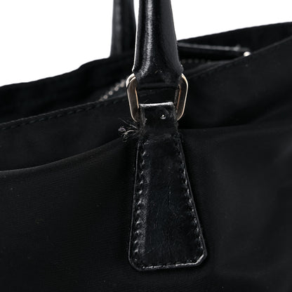 Prada Tessuto Nylon Soft Calf Tote Black 11 of 20