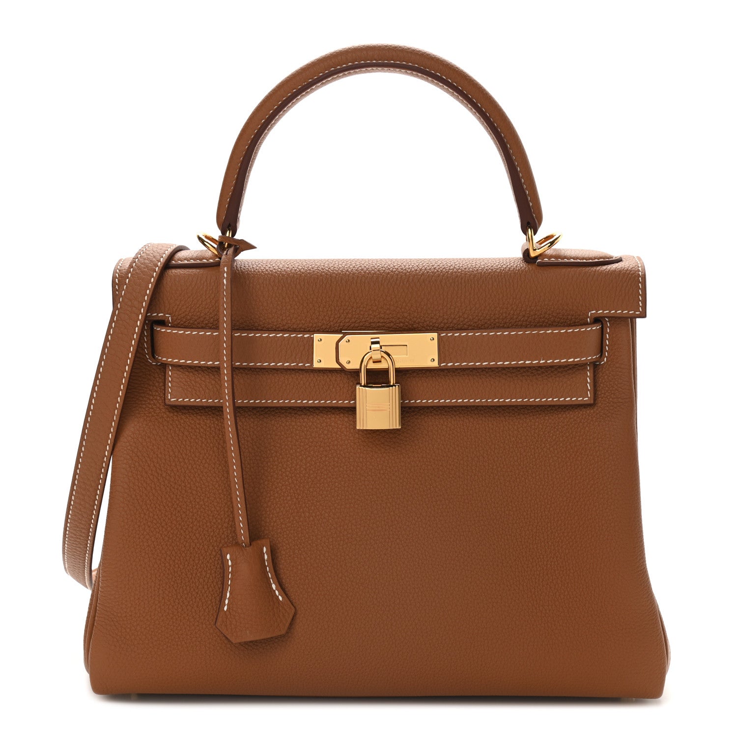 Hermes Togo Kelly Retourne 28 Gold 1 of 10