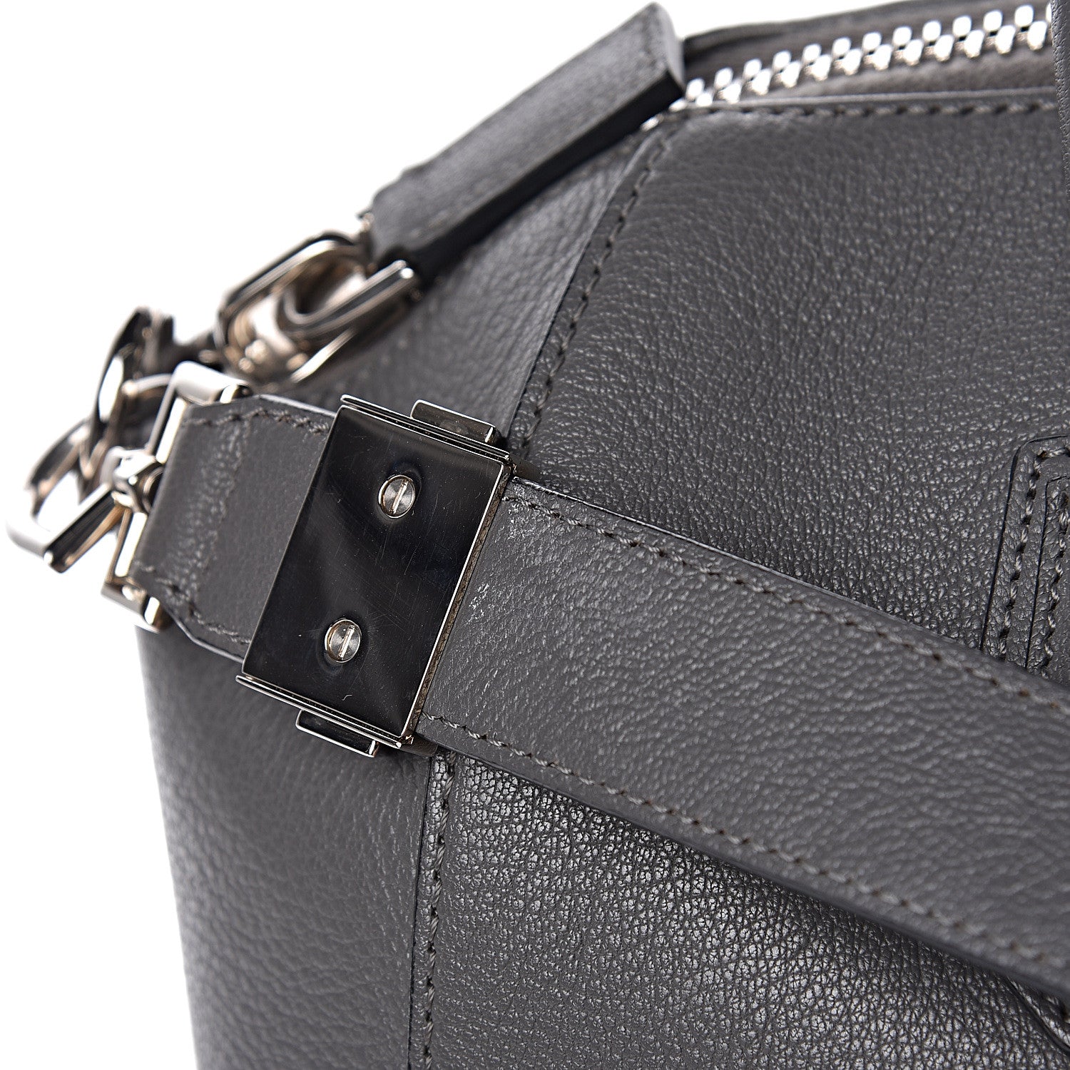 Givenchy Sugar Goatskin Medium Antigona Dark Grey 13 of 20