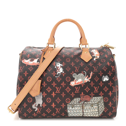 Louis Vuitton Catogram Speedy Bandouliere 30 Marron 1 of 11