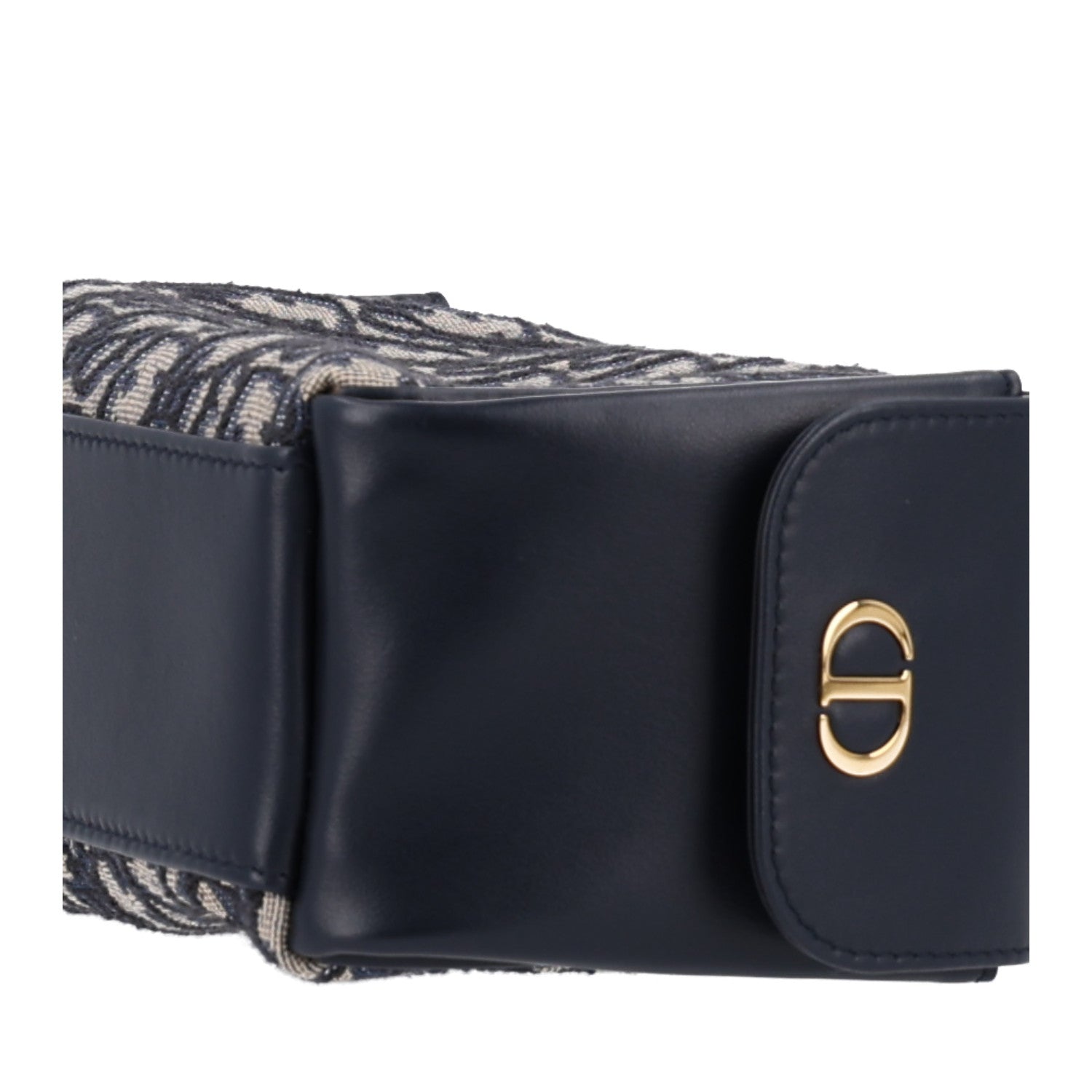 Christian Dior Oblique Jacquard Smooth Calfskin Mini D-Dream Blue