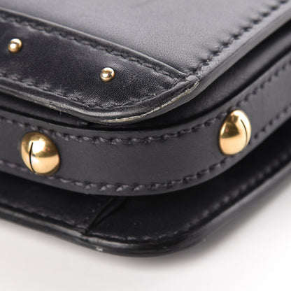 Christian Dior Calfskin Studded Square Dioraddict Flap Black 9 of 25