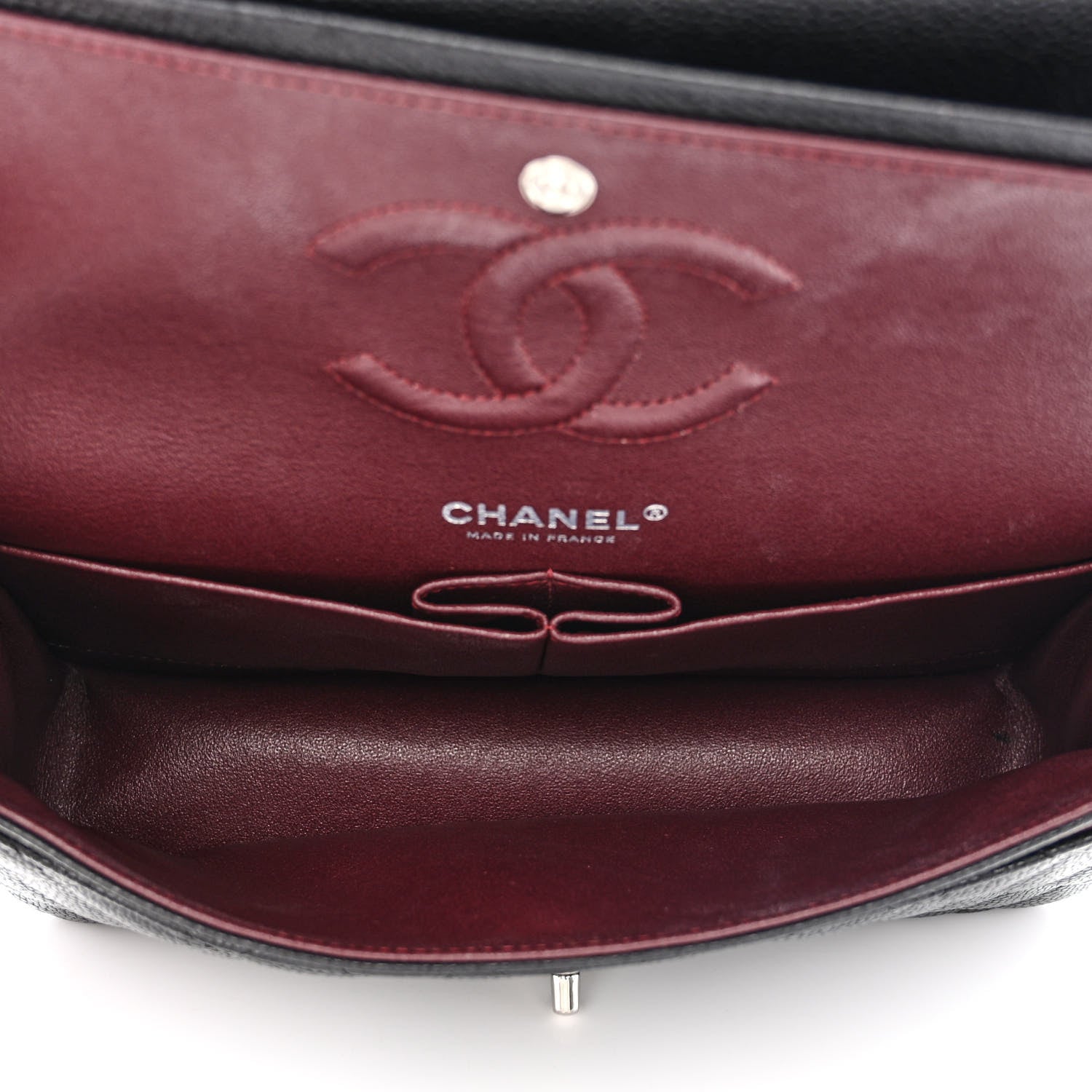 Chanel Caviar Quilted Medium Double Flap Black 5 of 11