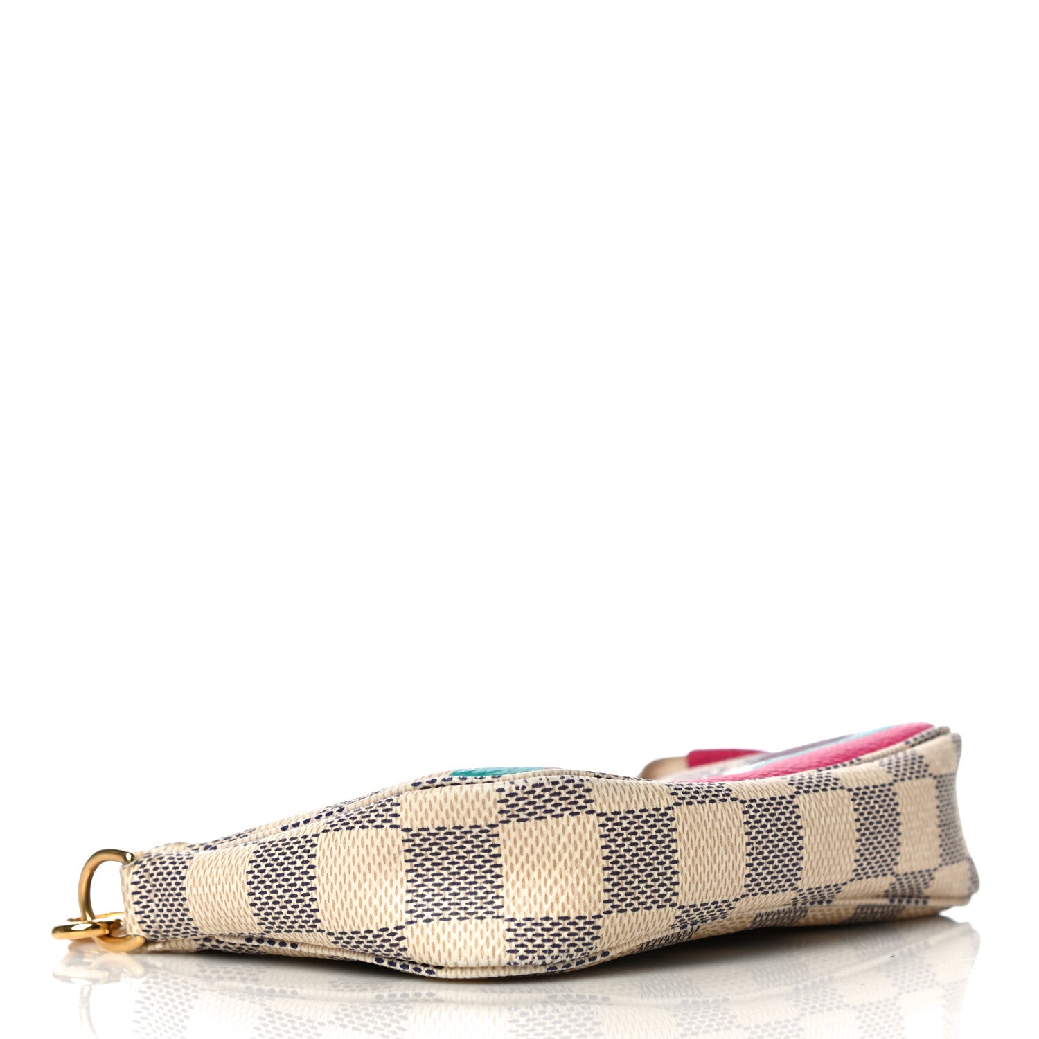 Louis Vuitton Damier Azur 2015 Christmas Animation Mini Pochette Accessories 4 of 11
