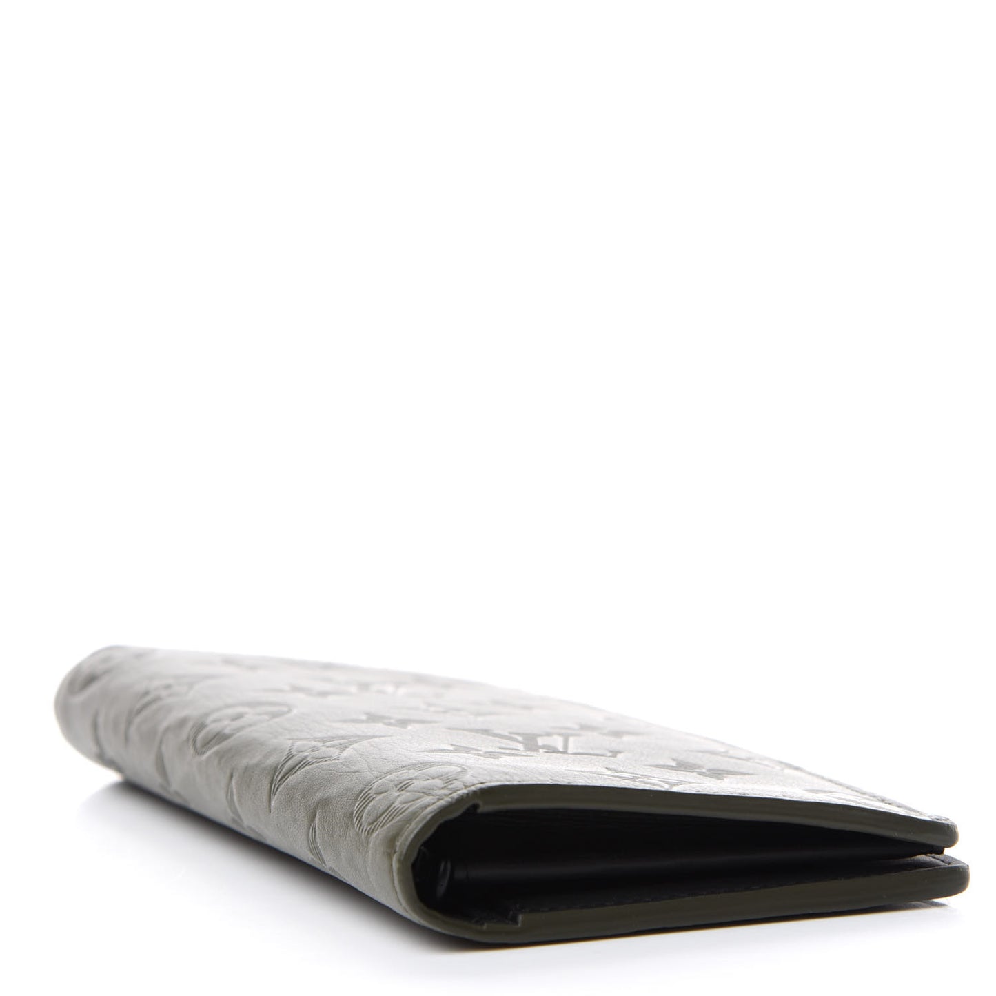 Calfskin Monogram Shadow Brazza Wallet Khaki