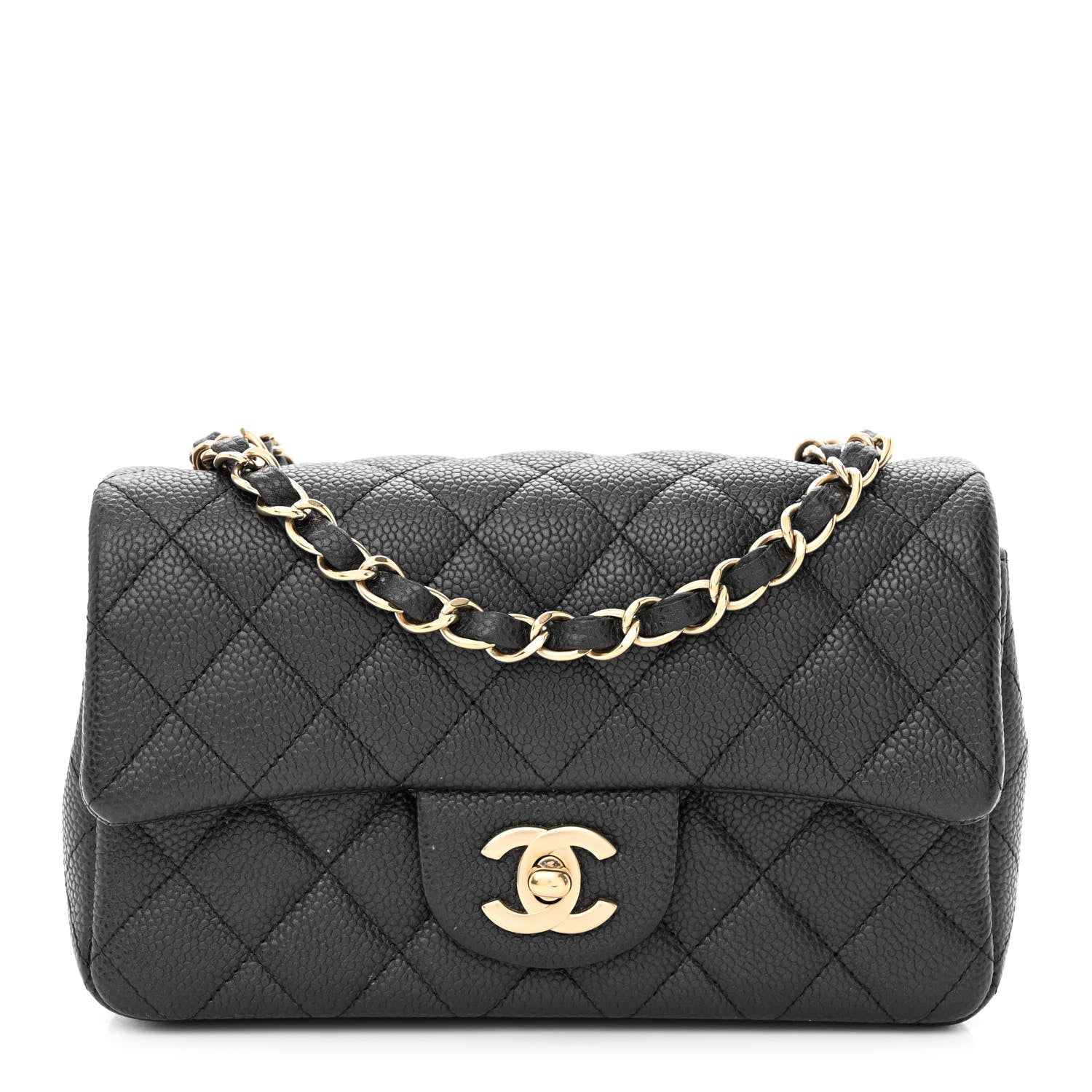 Chanel Caviar Quilted Mini Rectangular Flap Black 1 of 12